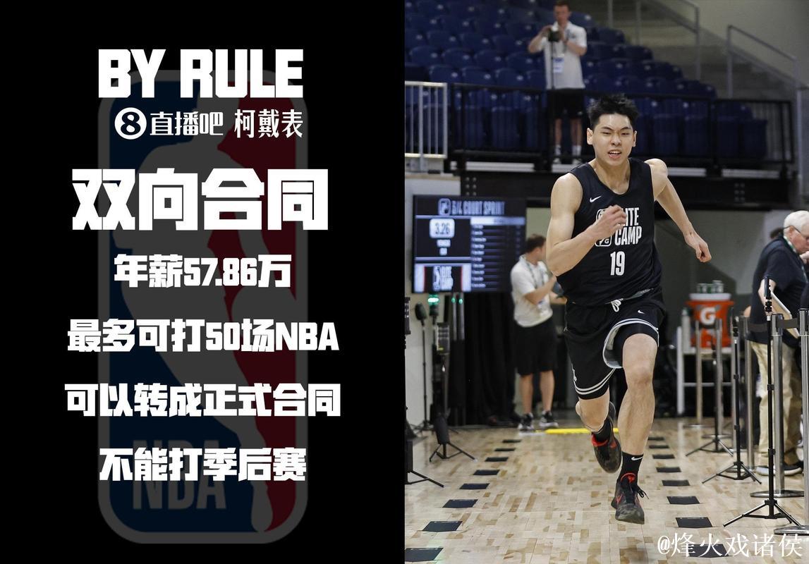 NBA球队只能有3份双向合同 崔永熙与多人竞争
